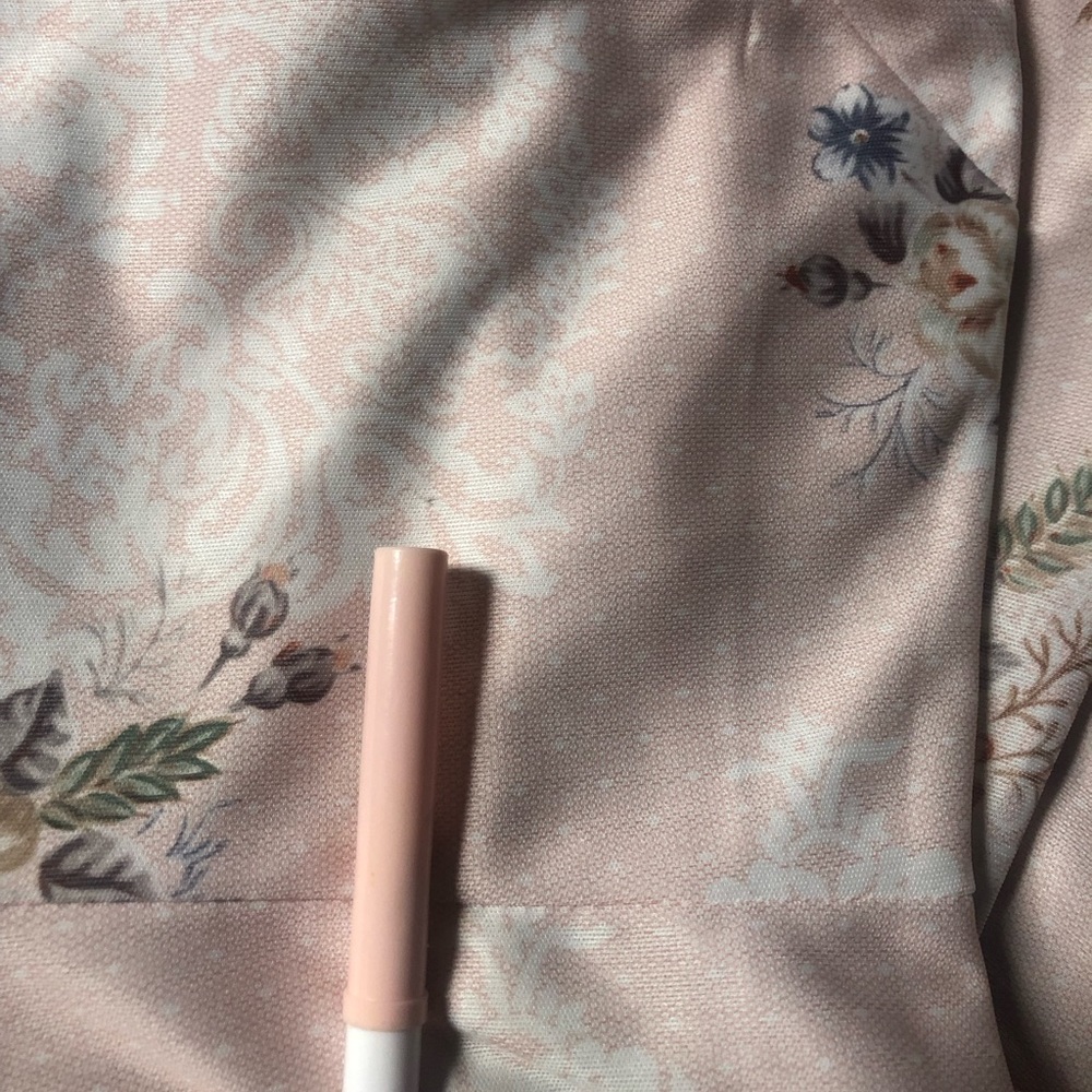 Vintage | Handmade Cottagecore Prairie Belted Pink Floral Maxi Dress - Picture 9 of 10